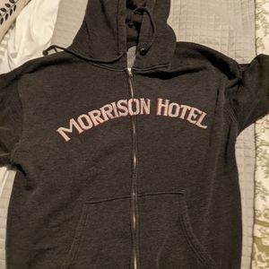 Morrison Hotel zip up hoodie size L